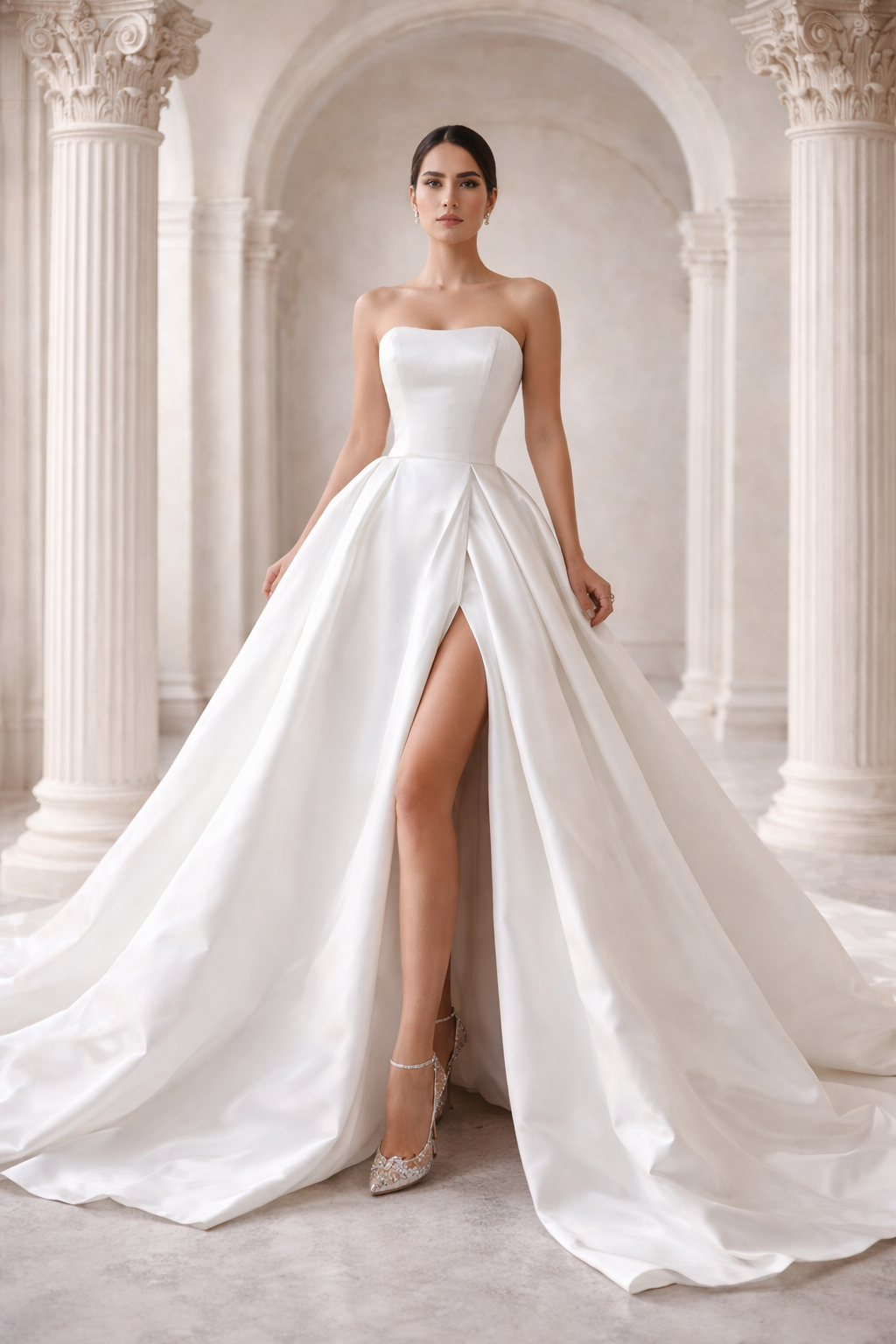 Designer bridal gown by Elvigo Bridal Couture