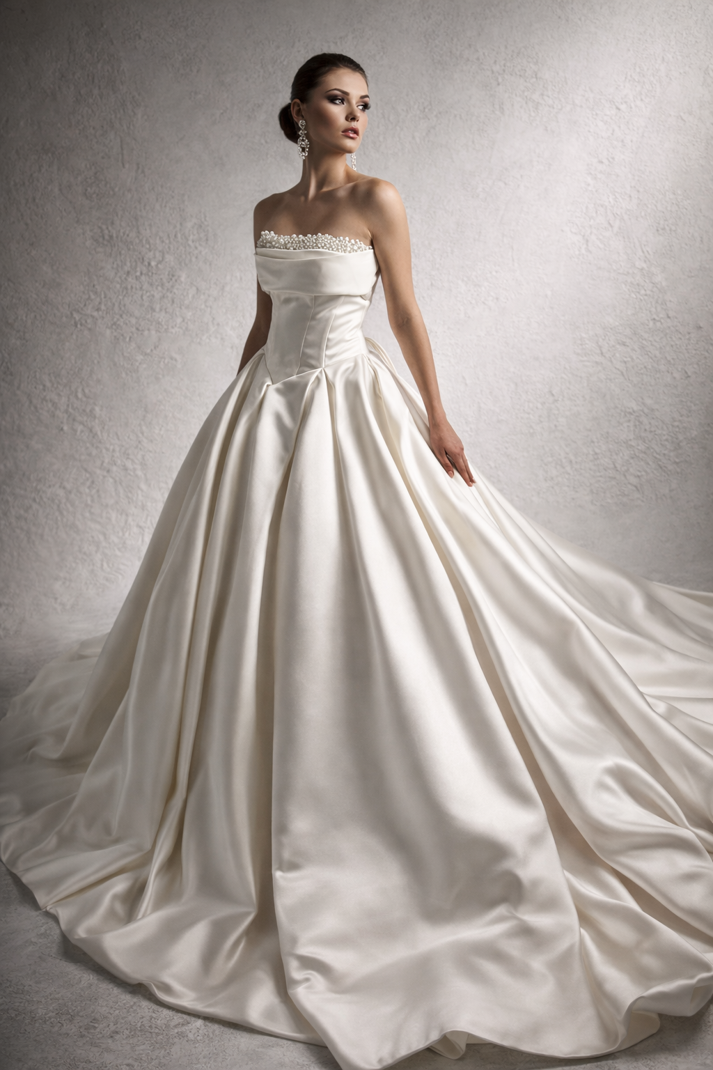 Designer bridal gown by Elvigo Bridal Couture